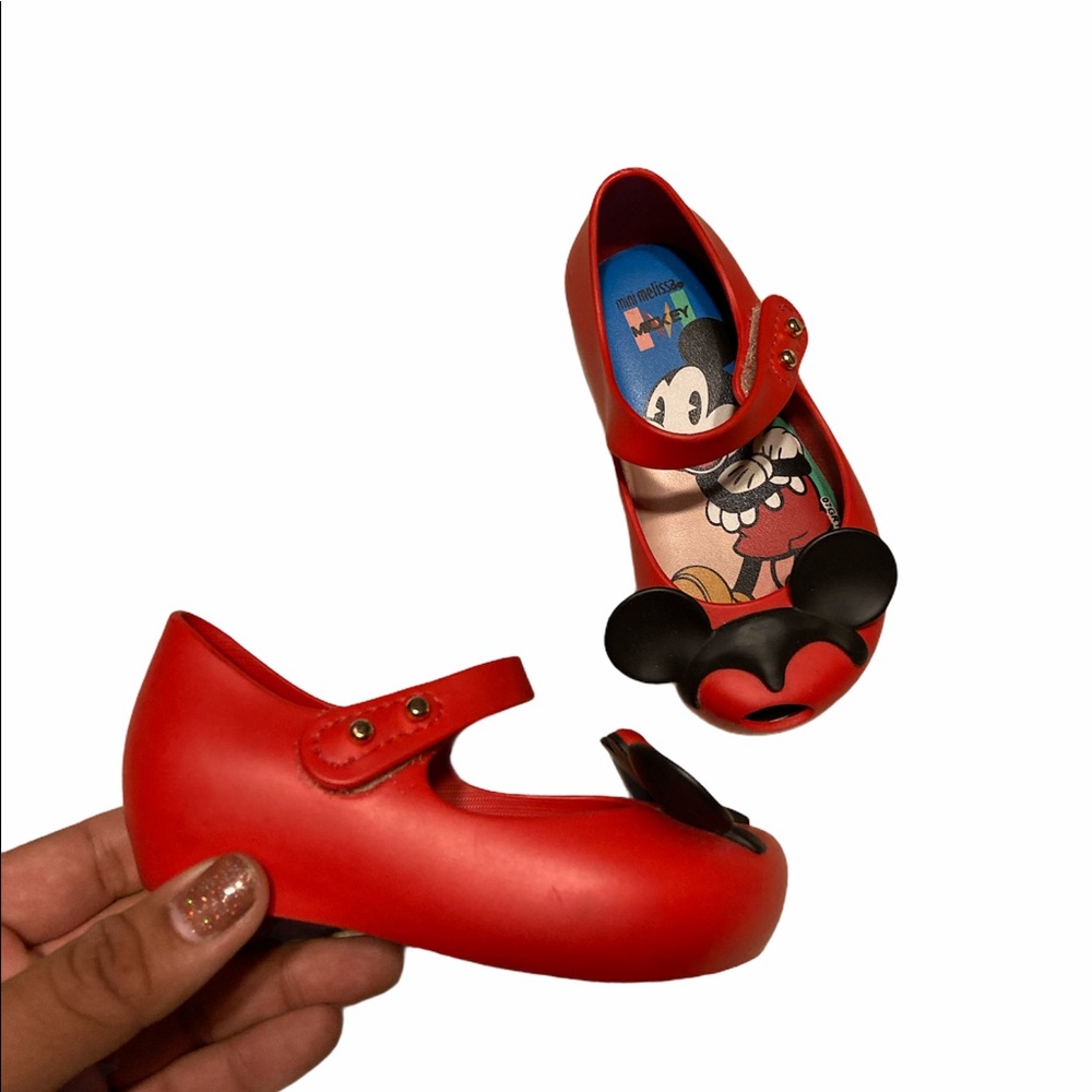 Mini Melissa Disney Mary Jane Shoes US 6